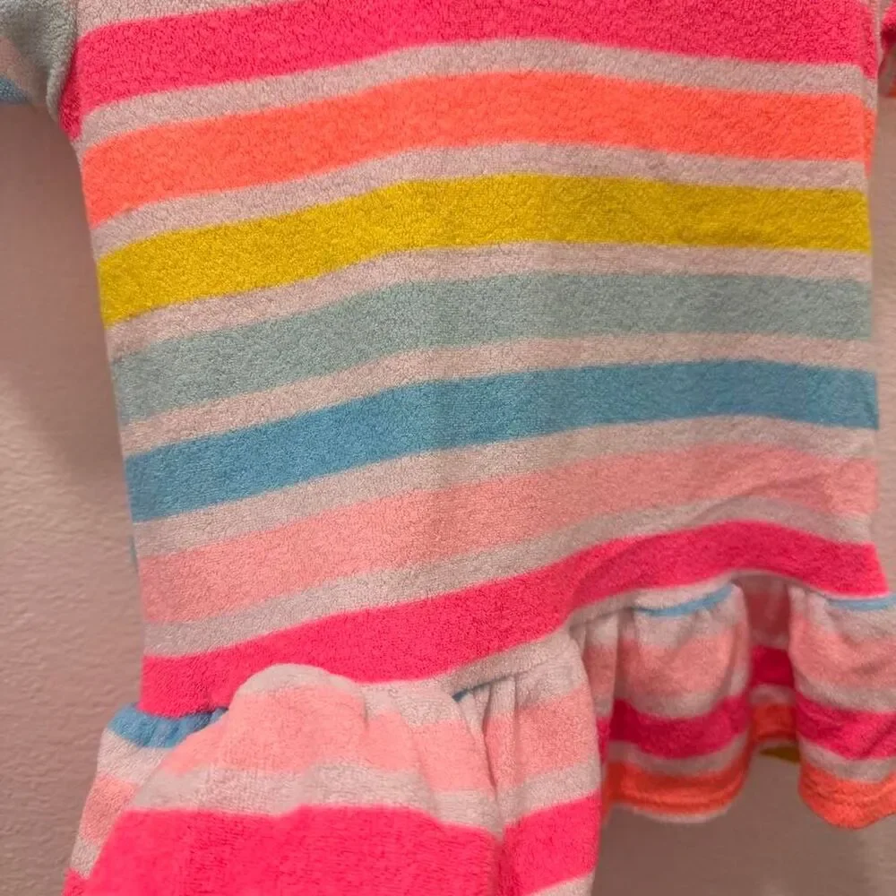 Wonder-nation Baby Girl Stripped Cover-up 18months
